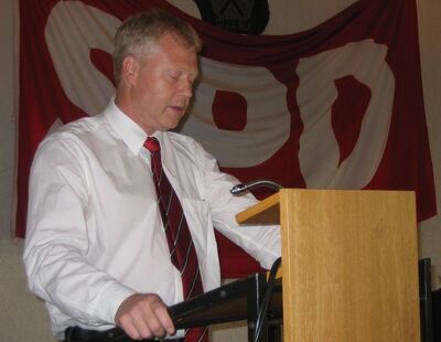 MdL Thorsten Wehner gab einen Bericht aus Mainz ab.