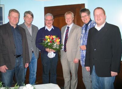 Teamleiterwechsel in der SPD-Kreistagsfraktion: Bernd Becker (2.v.l.) wird künftig der Fraktion vorstehen.