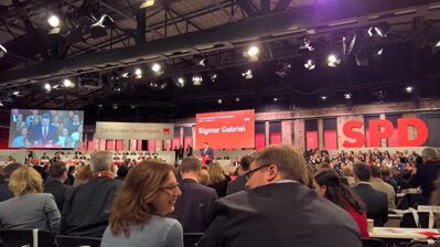 2000 Gäste feierten den neuen Parteivorsitzenden Martin Schulz.