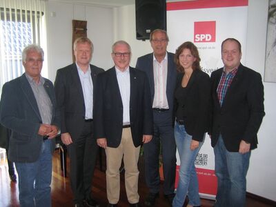 Bernd Niederhausen, MdL Thorsten Wehner, Hejo Höfer, Norbert Neuser, Sabine Bätzing-Lichtenthäler, Andreas Hundhausen