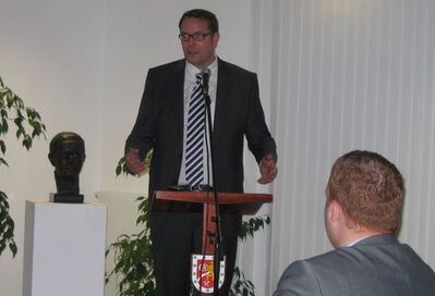 Generalsekretär Alexander Schweitzer war Gastredner beim Herbstempfang des SPD-Kreisverbandes in Hamm.